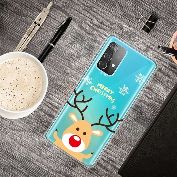 Julfodral till Samsung Galaxy A73 - Hjort Brun