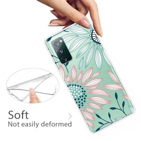 Deco Samsung Galaxy S20 FE 5G / Samsung Galaxy S20 FE skal - Solros multifärg