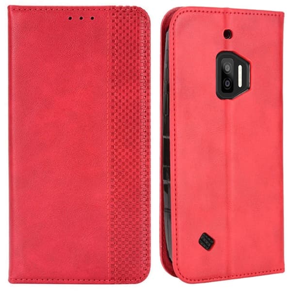 Bofink Vintage Oukitel Wp12 / Wp12 Pro Læder Etui - Rød Red