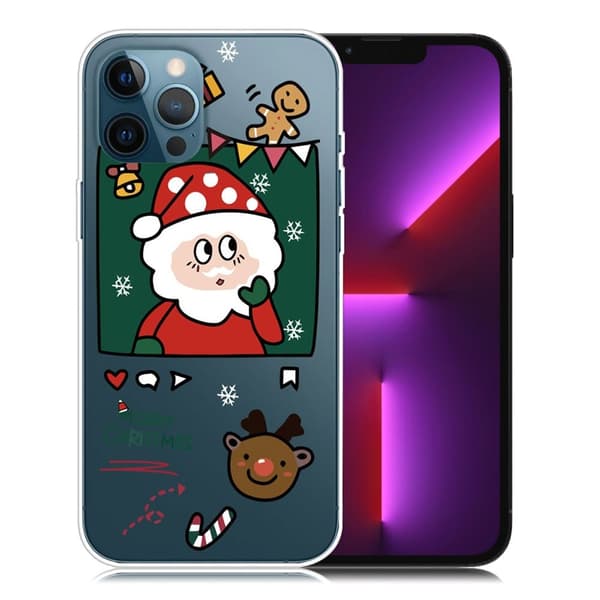 Juleveske til iPhone 13 Pro - Nissefoto Multicolor