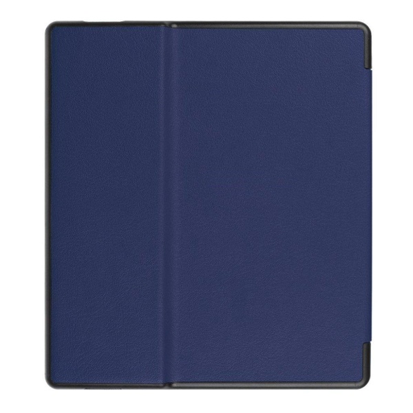 Amazon Kindle Oasis (2019) durable leather case - Dark Blue Blå