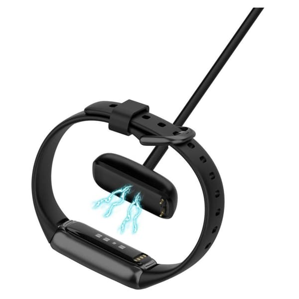0,5 m Fitbit Luxe USB magnetisk ladekabel Black