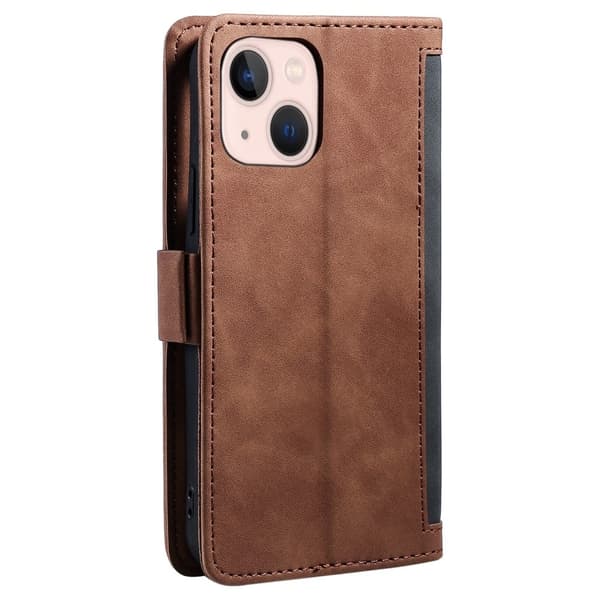 Surburbian iPhone 15 Plus Flippetui - Grå Silver grey