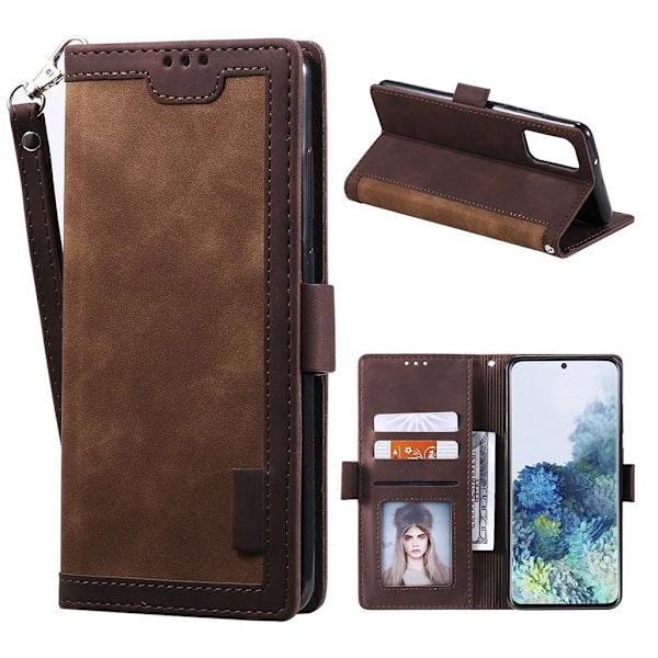 Suburbian läder Samsung Galaxy S20 fodral - Brun Brun