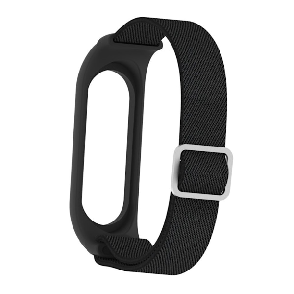 Xiaomi Mi Smart Band 6 / 5 nylon urrem - Sort Black