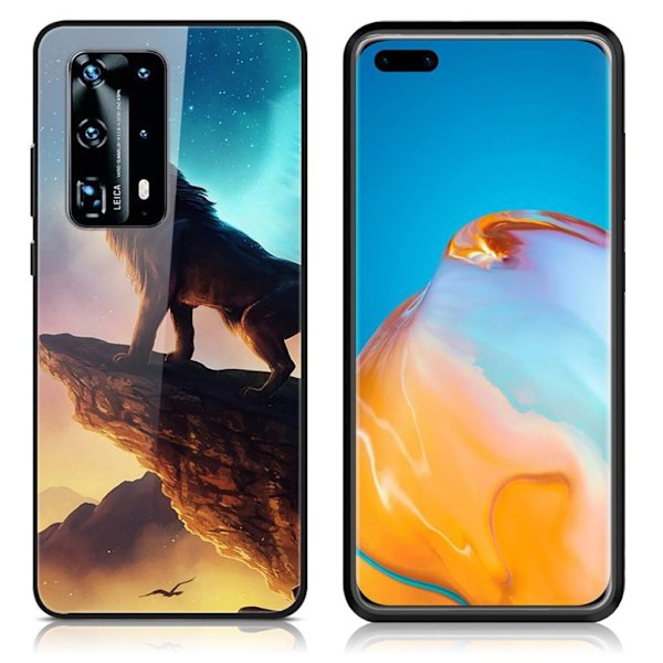 Fantasy Huawei P40 Pro skal - Lejon Blå