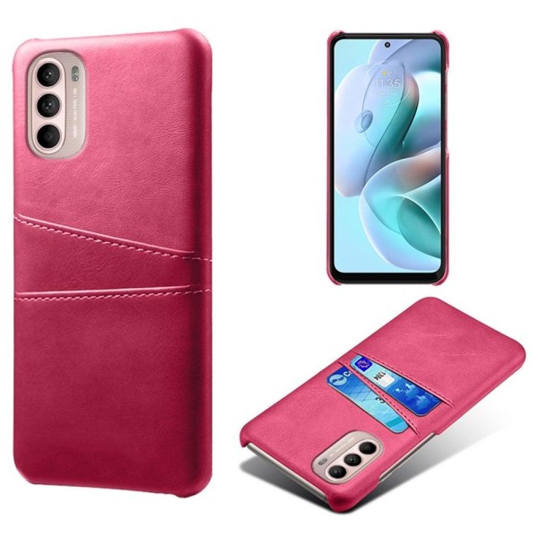 Dual Card Suojakotelo Motorola Moto G41 / G31 - Rose Pink