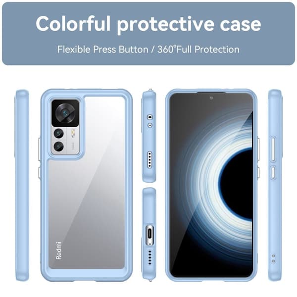 Xiaomi 12T smart akryldeksel - Blå Blue