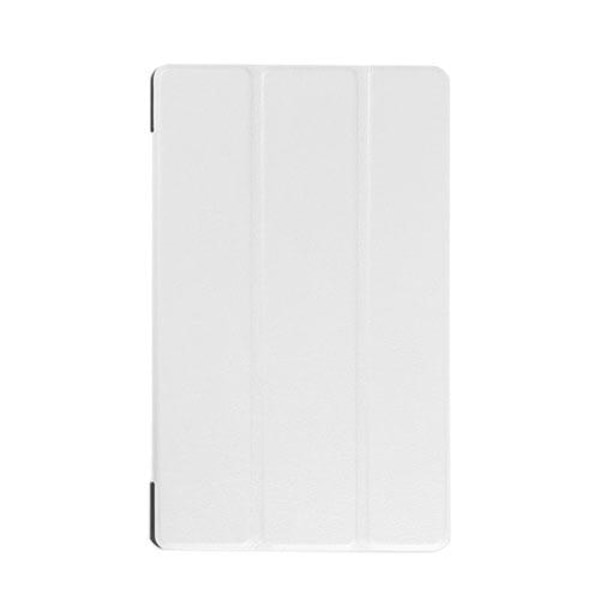 Gaarder Lines Lenovo Tab A8-50 Nahkakotelo Standillä - Valkoinen White