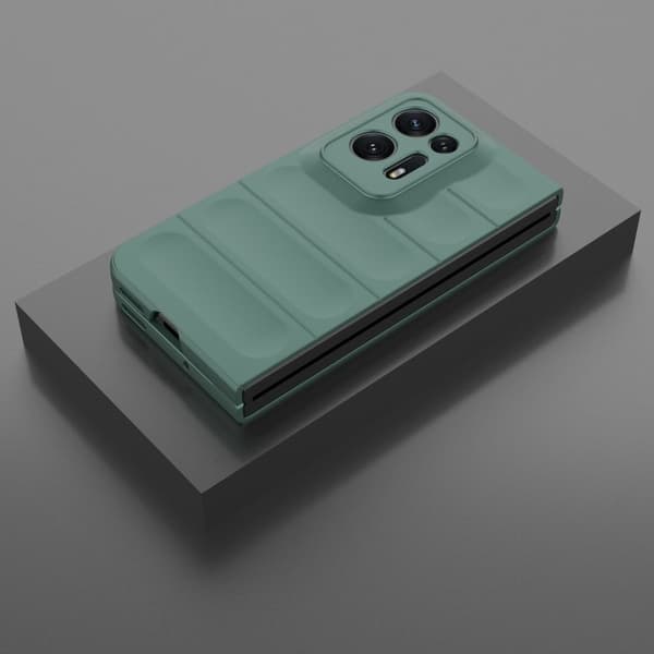 Blødt grebsformet Oppo Find N2 cover - Grøn Green