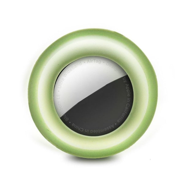 AirTags simple silicone cover - Luminous Green Grön
