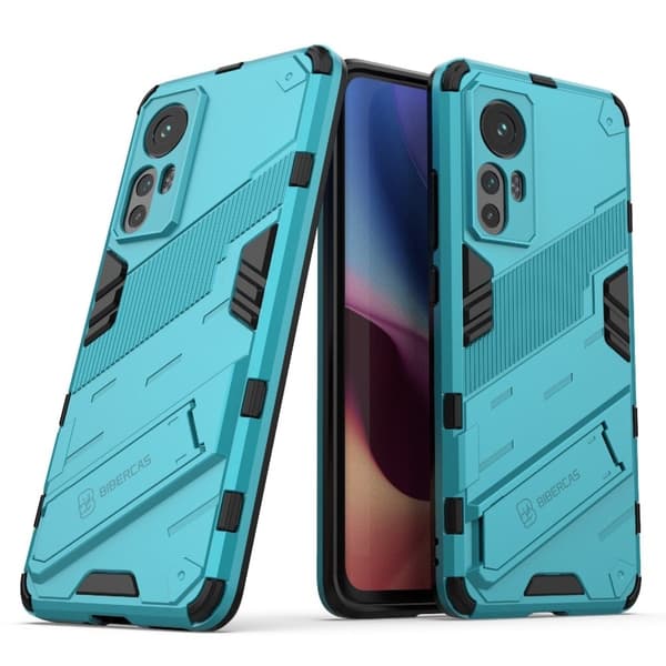 Stöttåligt Xiaomi 12 / Xiaomi 12X hybridskal - Blå Blå