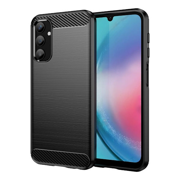 Carbon Flex Etui Samsung Galaxy A25 - Sort Black