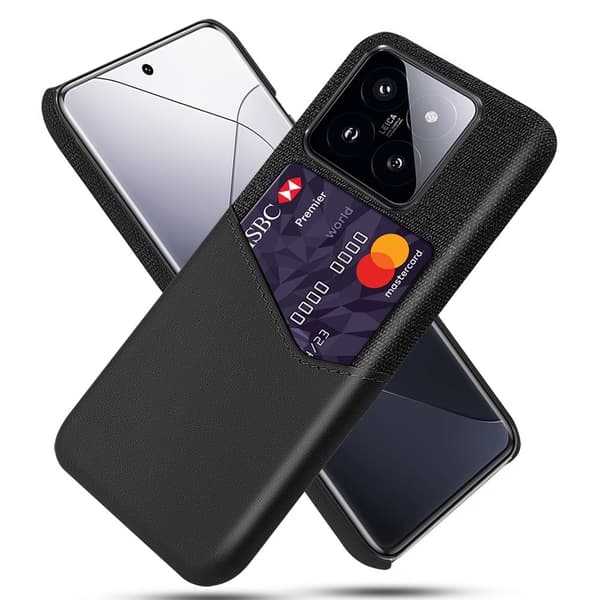 Bofink Xiaomi 14 Pro kortdeksel - Svart Black
