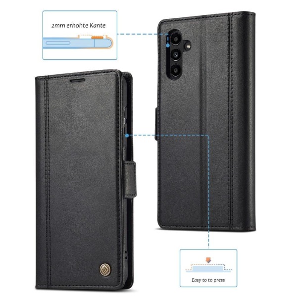 LC.IMEEKE Samsung Galaxy A14 Läppäkotelo - Musta Black