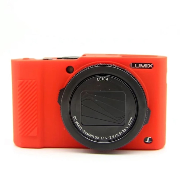 Silikonisuojus Panasonic Lumix DMC LX10 - Punainen Red