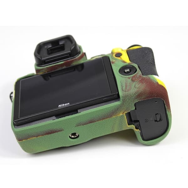Nikon Z5 silikonfodral - Kamouflage Grön