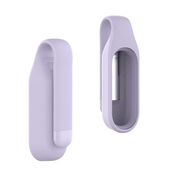 Xiaomi Mi Smart Band 4 / 3 silikon spenne ramme - Lyselilla Purple