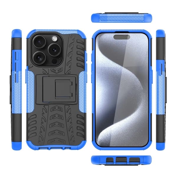 Offroad Suojakotelo iPhone 15 Pro - Sininen Blue