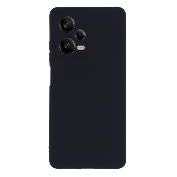 Matt Xiaomi Redmi Note 12 Pro Plus skal av flytande silikon - Sv Svart