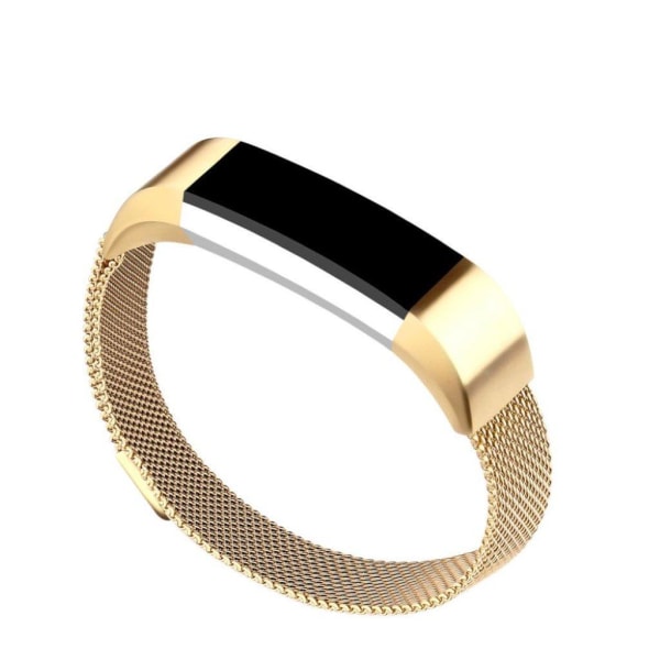 Fitbit Alta milanese stainless steel watch band - Gold Guld