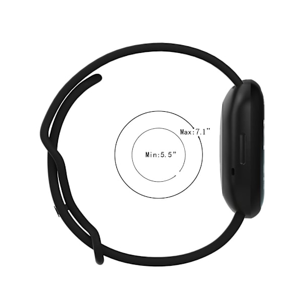 Fitbit Sense 2 / Versa 4 silikonikellon hihna - Keltainen Koko: S Yellow