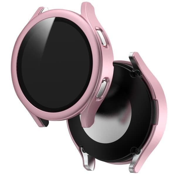 Samsung Galaxy Watch 4 (40mm) matte cover with tempered glass screen protector - Rose Gold Rosa