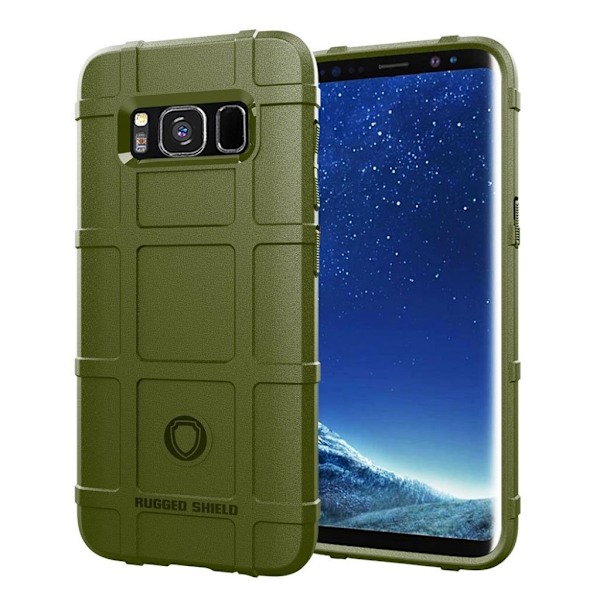Rugged Shield Samsung Galaxy S8 skal - Grön Grön