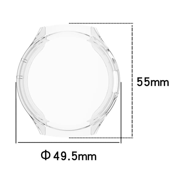 Huawei Watch 4 Flexible Watch Case Full Dekselage Transparent Protective Deksel Transparent
