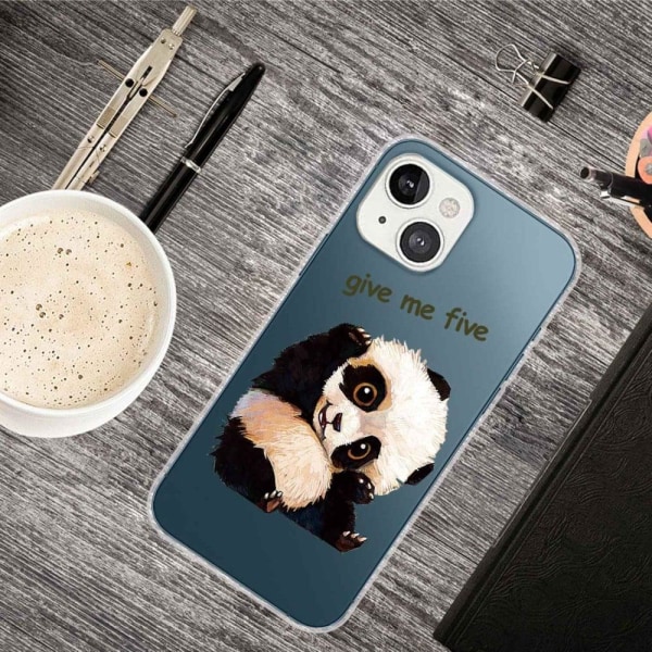 Deco iPhone 14 Plus skal - Panda Svart