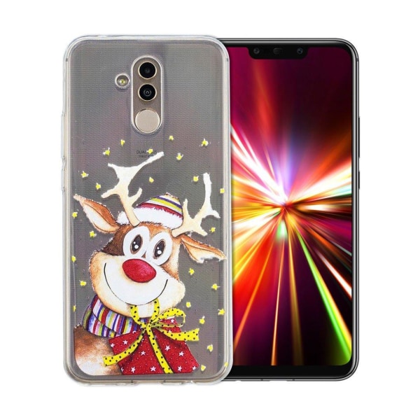 Huawei Mate 20 Lite beskyttelsesetui i silikone med julemønster Multicolor