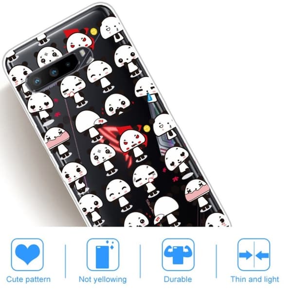 Deco Asus ROG Phone 3 Etui - Pandaer Faces Multicolor