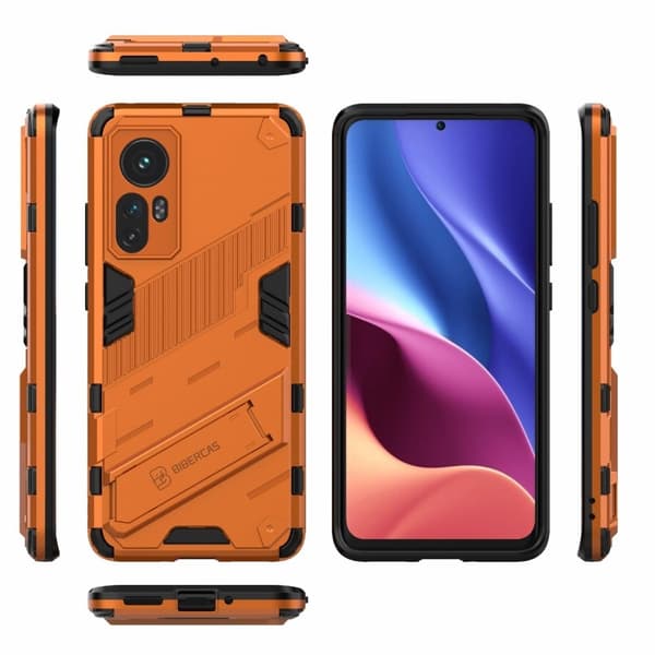 Stöttåligt Xiaomi 12 / Xiaomi 12X hybridskal - Orange Orange