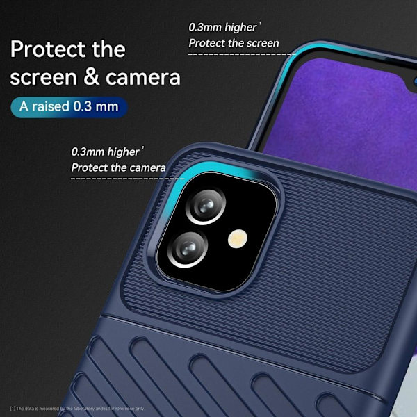 Thunder Samsung Galaxy A04e Etui - Blå Blue