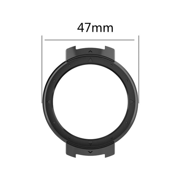Huami Amazfit Verge coverbeskyttelse mod ældningstegn - sort Black