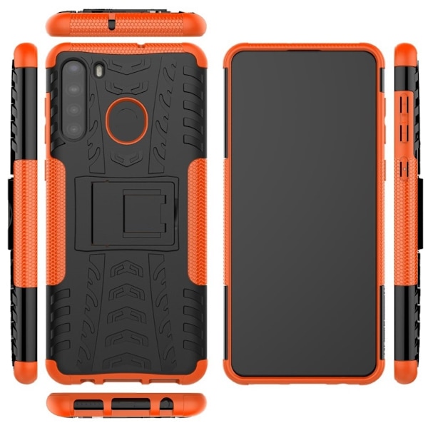 Offroad kuoret - Samsung Galaxy A21 - Oranssi Orange