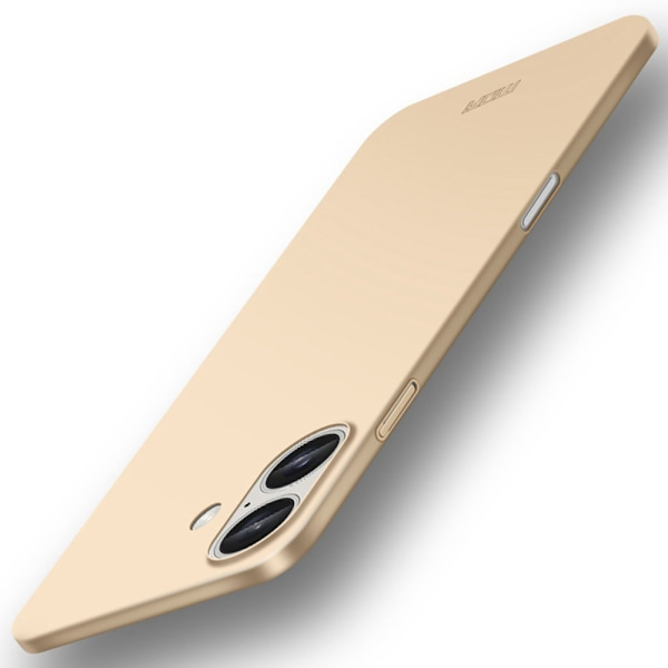 MOFI iPhone 16 Plus slim shield kotelot - Kulta Gold