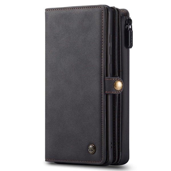CaseMe Samsung Galaxy A72 5G 2-in-1 lompakkokotelo - Musta Black