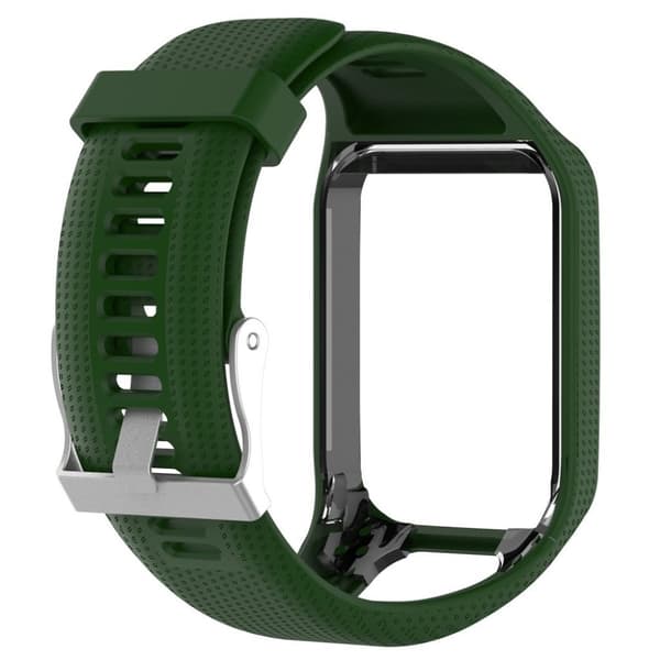 TomTom Runner/Spark/Adventurer 2/3 design ranneke - Armeijan vihreä Green