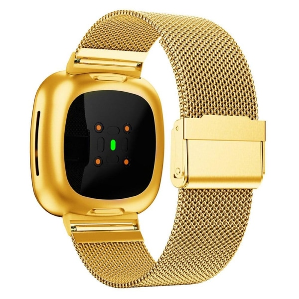 Fitbit Sense 2 / Versa 4 stainless steel watch strap - Gold Guld