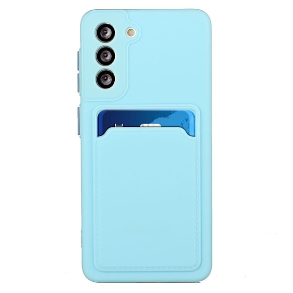 Cover med Kortholder til Samsung Galaxy S23 - Himmelblå Blue