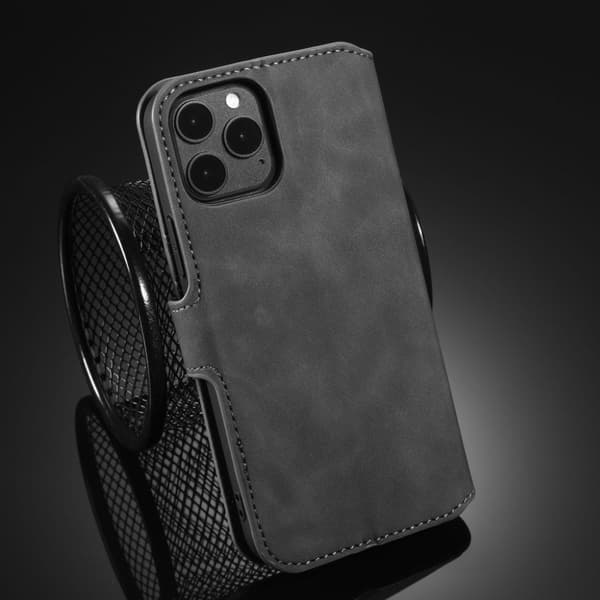 DG.Ming iPhone 12 / 12 Pro Retro Etui - Grå Silver grey