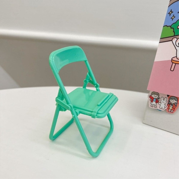 Universal mini chair shape foldable phone holder - Purple Lila