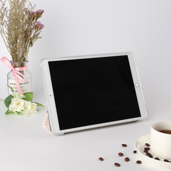 iPad 10.2 (2020)  læder flip etui - lilla blomst Purple