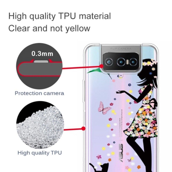 Deco Asus Zenfone 7 Pro cover - Flerfarvet Multicolor