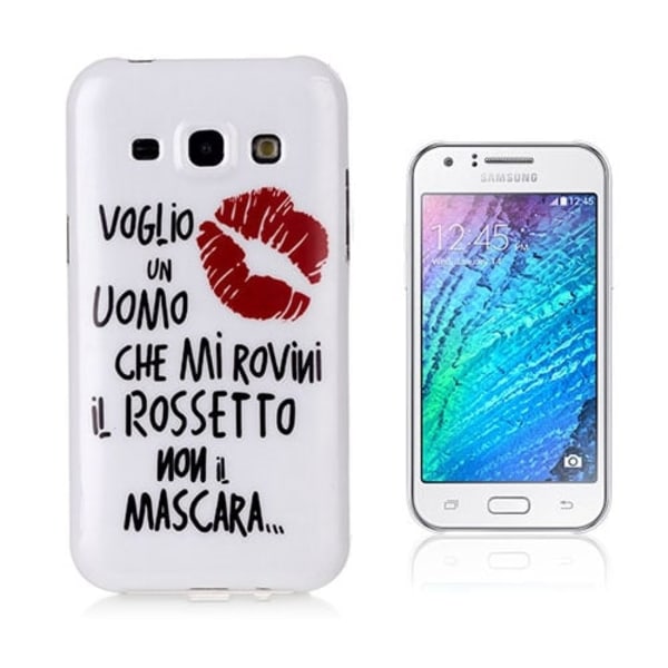 Westergaard Samsung Galaxy J5 deksel - Red Lip Multicolor