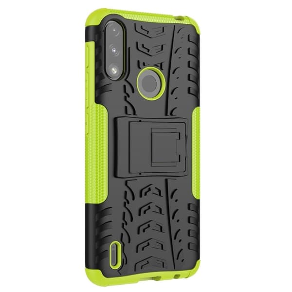 Offroad Motorola Moto E7 Power skal - Grön Grön