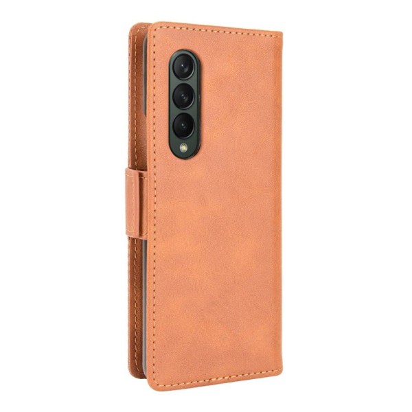 Bofink Vintage Samsung Galaxy Z Fold3 5G Nahkakotelo - Ruskea Brown