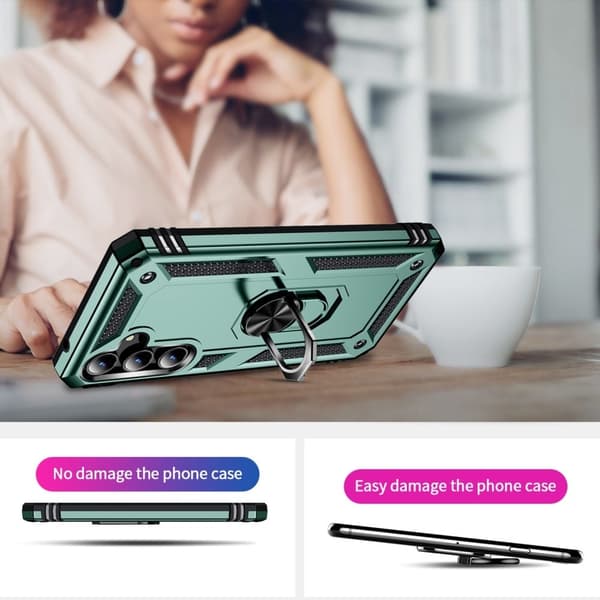 Bofink Combat Samsung Galaxy A55 skal - Svartaktig Grön Grön