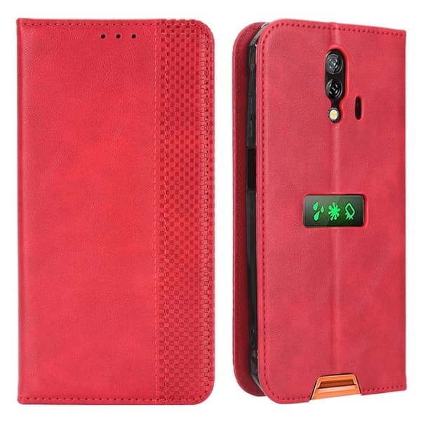 Bofink Vintage Blackview Bv7200 Læretui - Rød Red